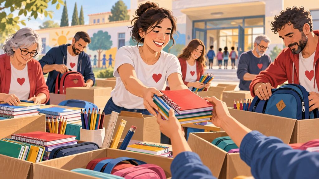 Más de 4.000 voluntarios se movilizan por la vuelta al cole tras ayudar a 12.300 niños